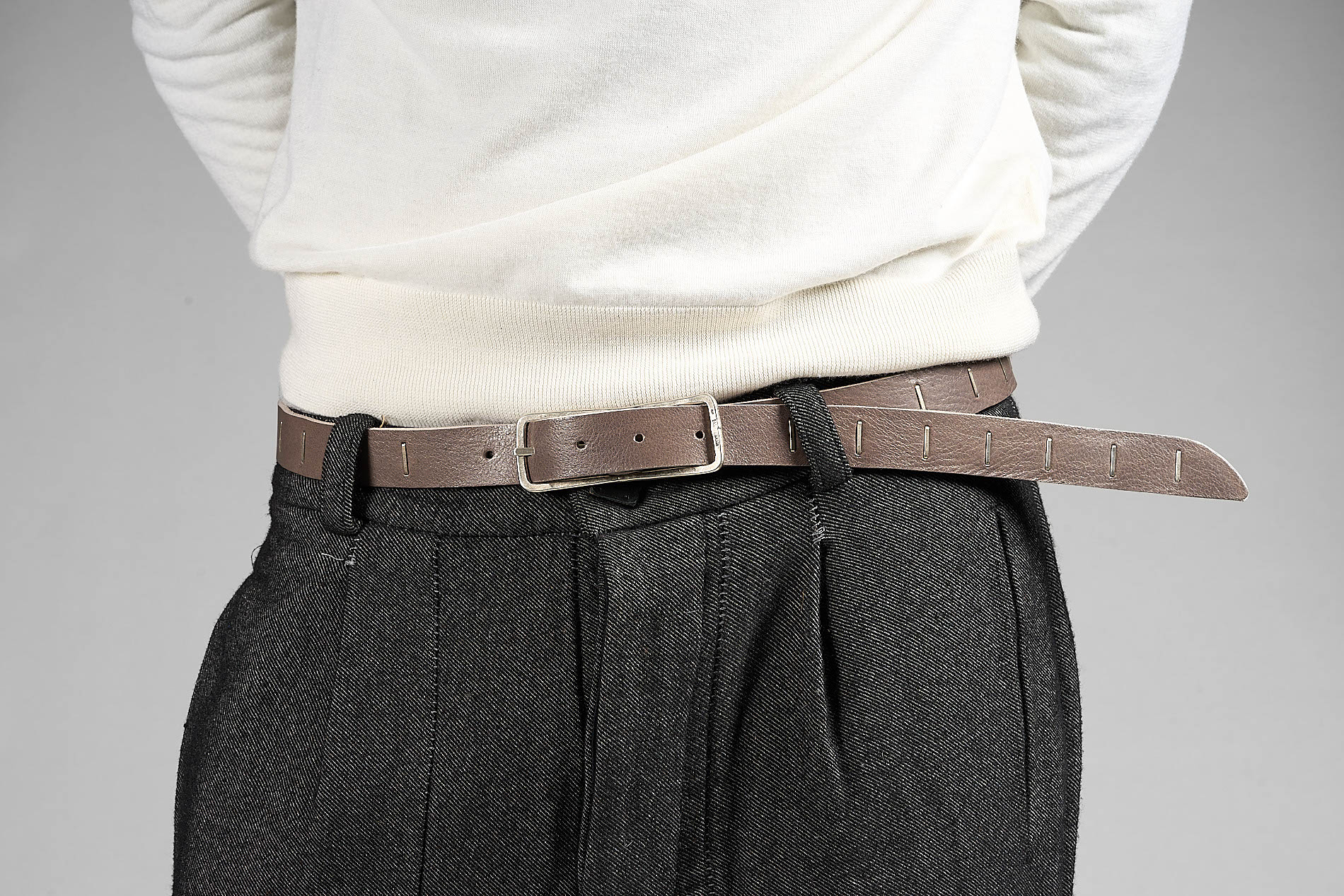 daniele basta leather and silver bags - DETAIL